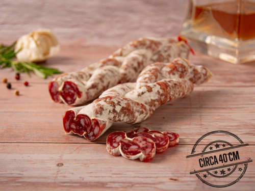 Salami-Zopf - die geflochtene Salami online kaufen - Französische Spezialität