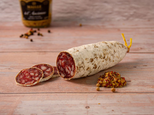 Französische Salami mit Senfkörnern onlinebestellen beim Experten