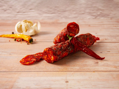 Chorizo mild - spanische, luftgetrocknete Paprikasalami