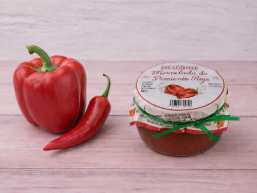 Marmelade mit roter Paprika