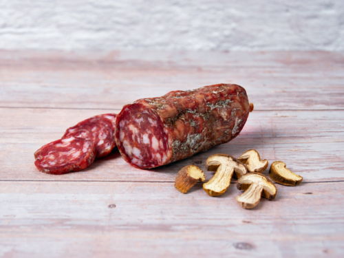 Salami mit Steinpilze