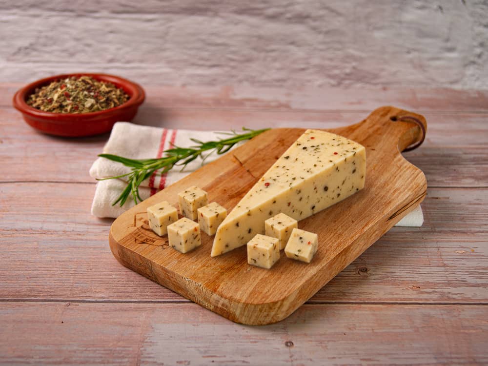 Holländischer käse mit Italienische Kräuter
