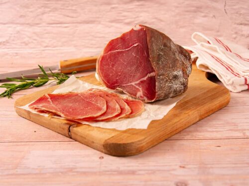 Gedroogde ham naturel