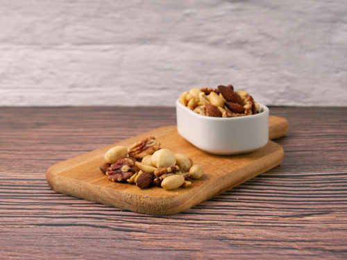 macadamia mix, gezouten mis, noten gezouten,