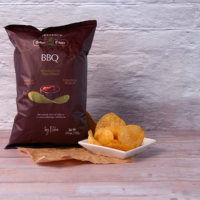 BBQ chips , barbecue chips , chips met BBQ smaak