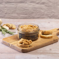 Rillette met paprika en espelettepeper