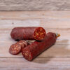 Verpakte Halal chorizo, halal borrelplank, runder chorizo