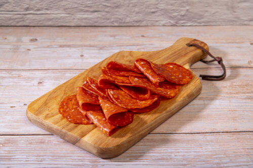 Halal gesneden chorizo, halal chorizo, halal borrelplank, halal vleeswaren