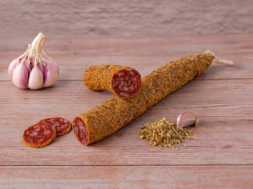 Fuet omhuld met knoflook