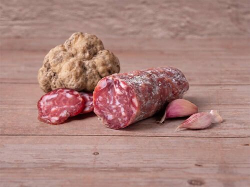 Salami met witte truffel