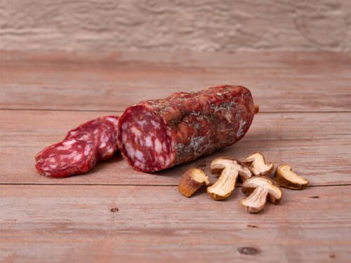 Salami met eekhoorntjesbrood