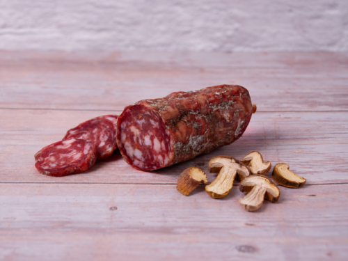 Salami met eekhoorntjesbrood